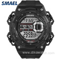 SMAE Luxury Brand Men Digital Wristwatches LED Display
